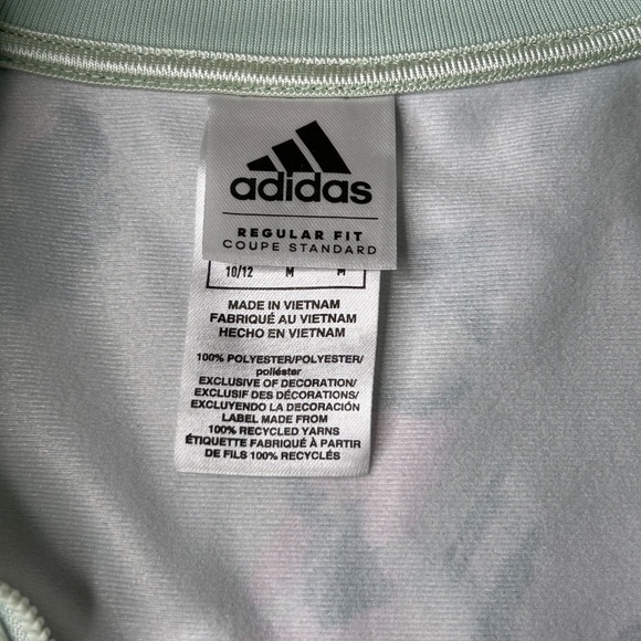 Adidas Printed Tricot Varsity Jacket Unisex 10/12 - Picture 9 of 10